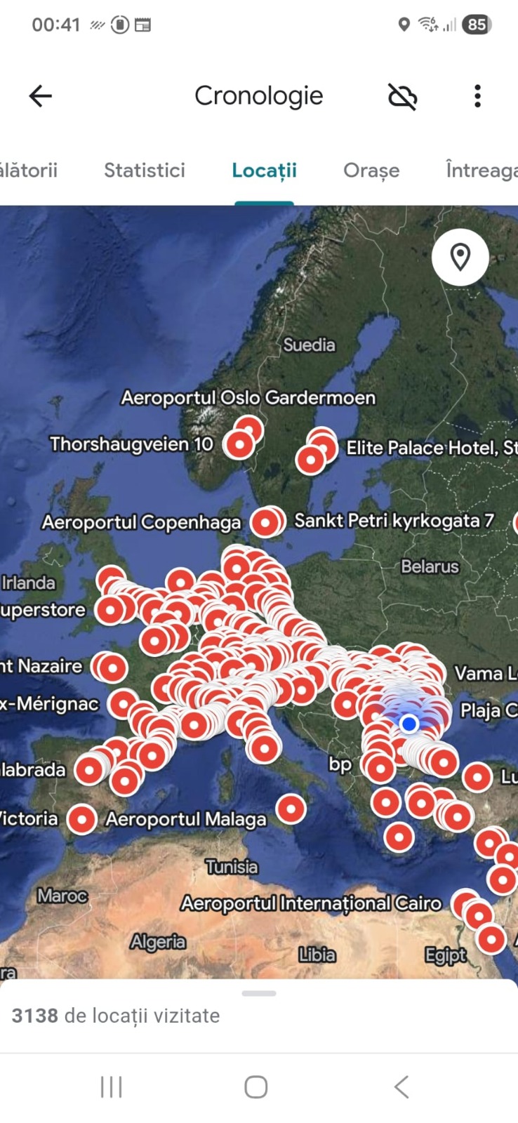 Europa, UK și Turcia – zone acoperite AMEGA