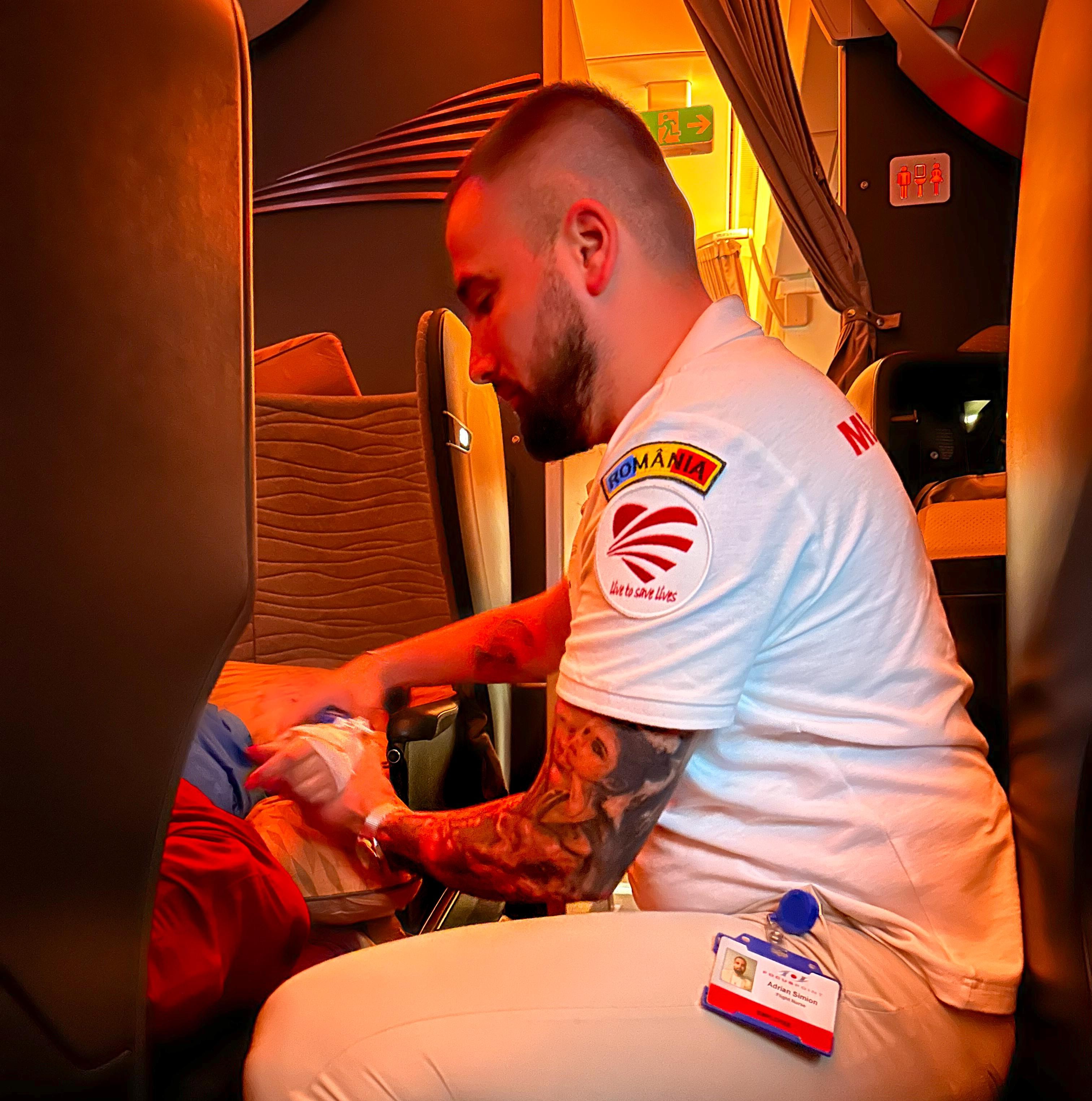 Escortă aeromedicală