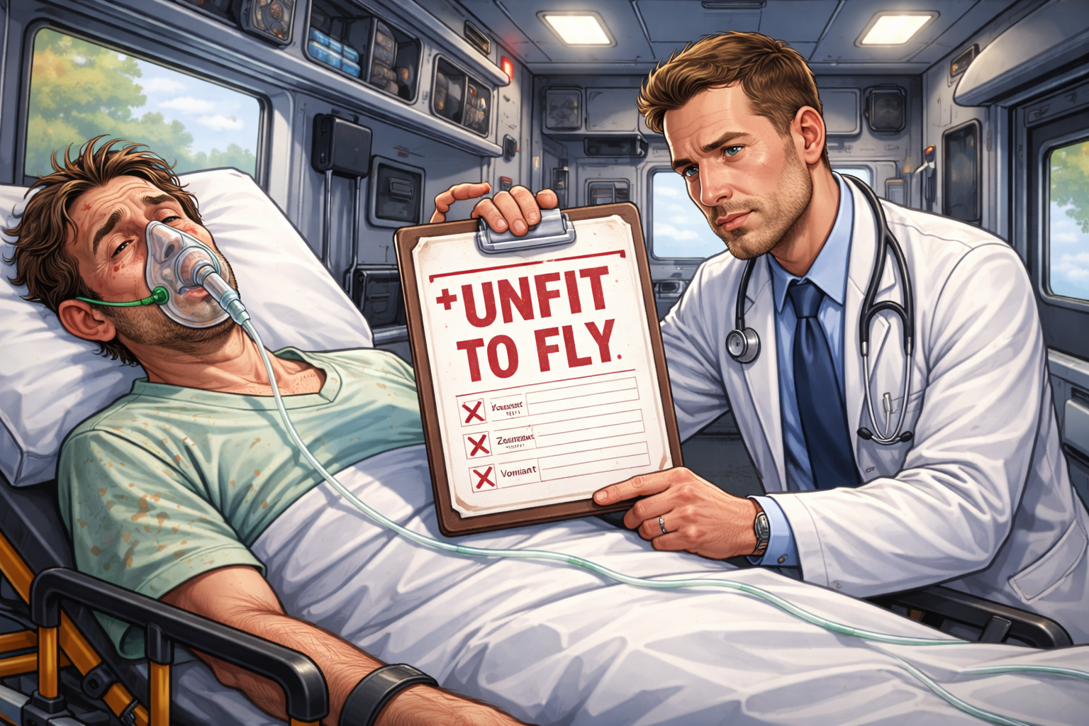 Unfit to fly