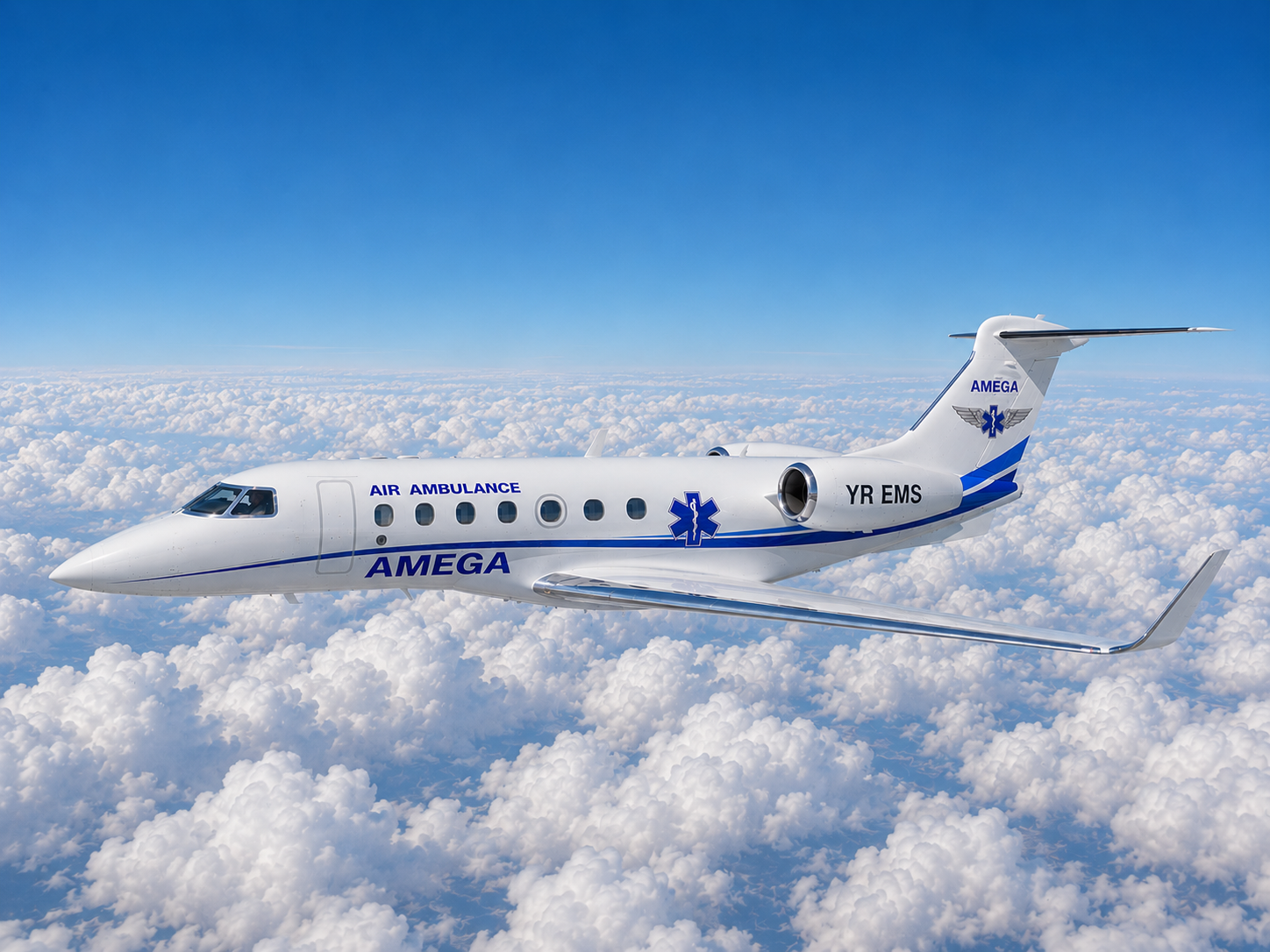 zbor ambulanta aeriana AMEGA